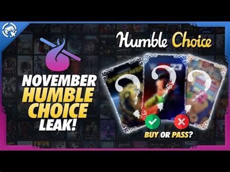 Humble Choice November Leaks : r/humblebundles